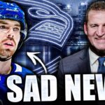 REALLY SAD VANCOUVER CANUCKS NEWS… BITTERSWEET UPDATE ON FILIP CHYTIL + ADAM FOOTE'S FUTURE?
