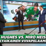 Quinn Hughes vs. Miro Heiskanen | Nykyaikaisen viivapelaamisen monet keinot
