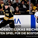 EISHOCKEY: Traumdebüt für Lukas Reichel bei den Boston Bruins! Tor und Assist! | NHL-Highlights