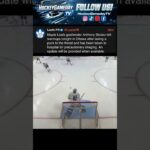 #Leafs Nylander hits goalie Stolarz in throat with shot #NHL #Hockey #fyp #foryou #Sens #icehockey