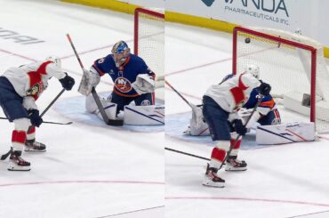 Chucky UNREAL between-the-legs bar down goal! 😱