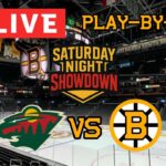 LIVE: Minnesota Wild VS Boston Bruins SATURDAY NIGHT SHOWDOWN Commentary/Scoreboard! #nhlbruins