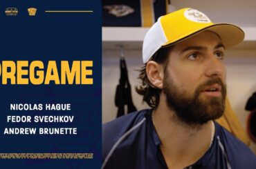 Hague, Svechkov & Andrew Brunette Pregame: March 24, 2026