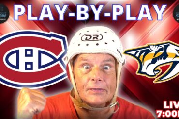 🔴 LIVE 🏒 Montreal Canadiens vs Nashville Predators | Stanley Cup Playoff Race HEATS UP