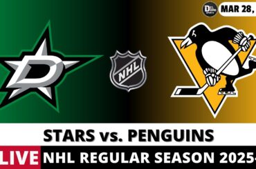 DALLAS STARS VS PITTSBURGH PENGUINS LIVE 🏒 NHL Game Score Radio Play-by-Play
