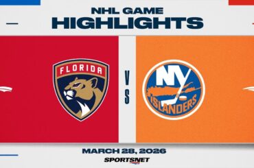 NHL Highlights | Panthers vs. Islanders - March 28, 2026