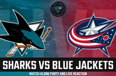 SAN JOSE SHARKS VS COLUMBUS BLUE JACKETS LIVE WATCH PARTY