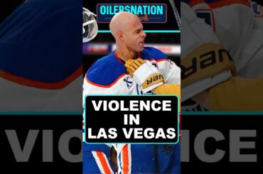 The violence in Vegas between the Oilers and the Golden Knights could be a playoff preview!