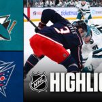 Sharks vs. Blue Jackets | NHL Highlights | March 28, 2026