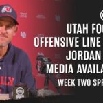 Utah Football Offensive Line Coach Jordan Gross Media Availability