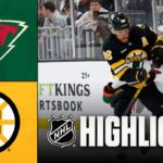 Wild vs. Bruins | NHL Highlights | March 28, 2026