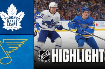 Maple Leafs vs. Blues | NHL Highlights | March 28, 2026