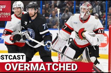POST CAST: EARLY LEAD SLIPS AWAY FOR OTTAWA SENATORS VS TB LIGHTNING IN SURPRISE JAMES REIMER START