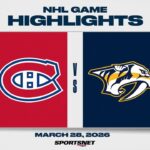 NHL Highlights | Canadiens vs. Predators - March 28, 2026