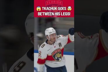 Tkachuk scores BETWEEN HIS LEGS! 🤯