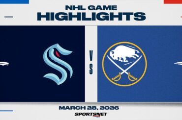 NHL Highlights | Kraken vs. Sabres - March 28, 2026