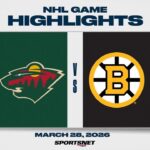 NHL Highlights | Wild vs. Bruins - March 28, 2026
