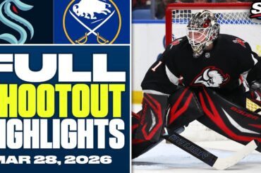 Seattle Kraken at Buffalo Sabres | FULL Shootout Highlights - March 28, 2026