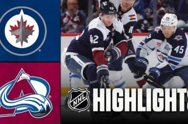 Jets vs. Avalanche | NHL Highlights | March 28, 2026