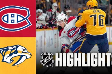 Canadiens vs. Predators | NHL Highlights | March 28, 2026