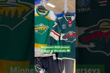Minnesota Wild jerseys at Marshalls for $70