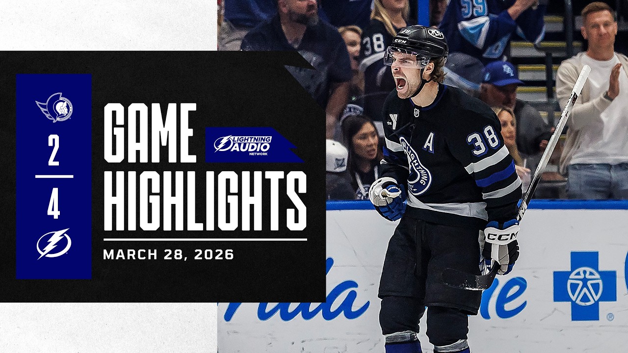 Lightning vs. Senators | Lightning Radio Highlights | March 28, 2026