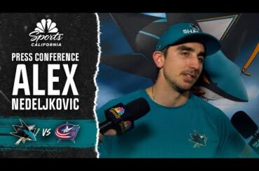 Alex Nedeljkovic praises Macklin Celebrini's impact on Shark's comeback wins | NBCSCA