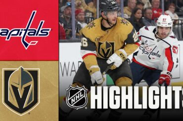 Capitals vs. Golden Knights | NHL Highlights | March 28, 2026