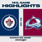 NHL Highlights | Jets vs. Avalanche - March 28, 2026