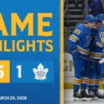 Game Highlights: Blues 5, Maple Leafs 1
