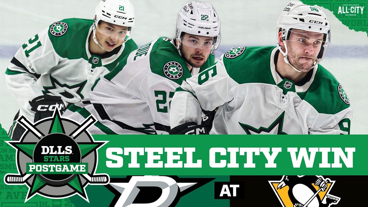 Stars Snap Four-Game Winless Skid, Roll Past Penguins 6-3 | DLLS STARS POSTGAME