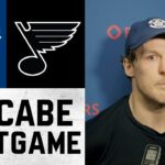 Jake McCabe | Post Game at St. Louis Blues | March 28, 2026