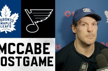 Jake McCabe | Post Game at St. Louis Blues | March 28, 2026