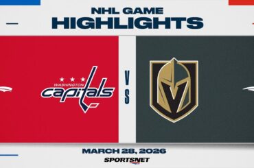 NHL Highlights | Capitals vs. Golden Knights - March 28, 2026