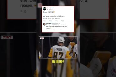 [Penguins PR] Forward Sidney Crosby will not return to tonight’s game versus Ott