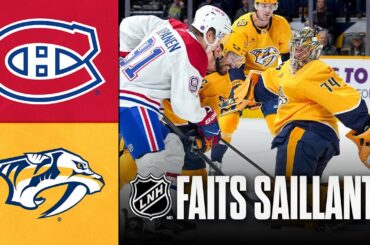Canadiens vs Predators 28/03/26 | Faits saillants