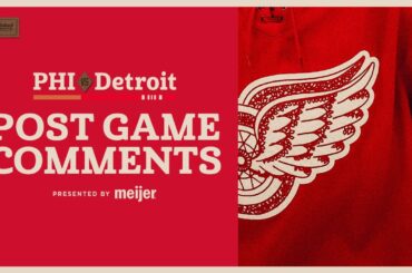 Lucas Raymond, Alex DeBrincat, Todd McLellan Post Game Comments vs PHI | March 28, 2026