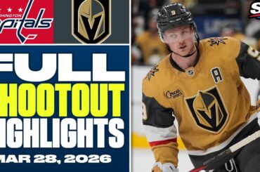 Washington Capitals at Vegas Golden Knights | FULL Shootout Highlights - March 28, 2026
