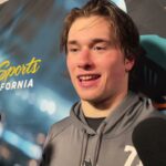 Celebrini Says Sharks Haven't Given Up, Talks Chernyshov's Shot | @ Blue Jackets Post-Game (3.28.26)