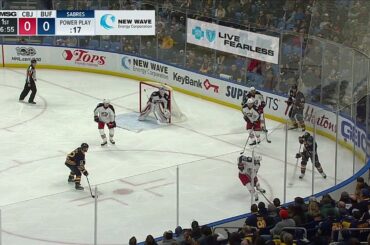 Blue Jackets’ Murray exits game after blocking shot with his hand