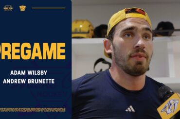 Adam Wilsby & Andrew Brunette Pregame: March 26, 2026