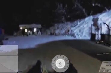 Rodeln auf der Rennstrecke des Rodelclub Kreuth