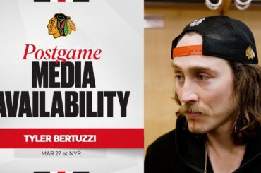 "We weren't playing a game." | Tyler Bertuzzi Postgame 3.27.26