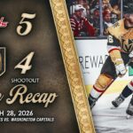 HIGHLIGHTS | Washington Capitals 5, Vegas Golden Knights 4 | March 28, 2026