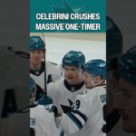 Celebrini VAPORIZED that puck 😮‍💨