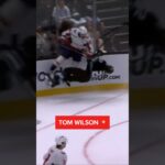 Tom Wilson pulvérise Jack McBain 😳💥#NHL #Hockey