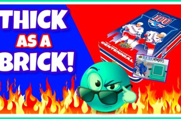 THICK!! 2025-26 Upper Deck New York Rangers Centennial Hockey Hobby Tin Break #4 (2026)