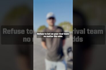 Red Flag or Green Flag: Refusing to bet on your rival team no matter the odds