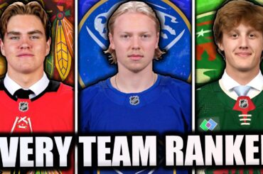 RANKING EVERY NHL PROSPECT POOL, WORST TO BEST!