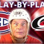 🔴 LIVE 🏒 Montreal Canadiens vs Carolina Hurricanes | Stanley Cup Playoff Race HEATS UP